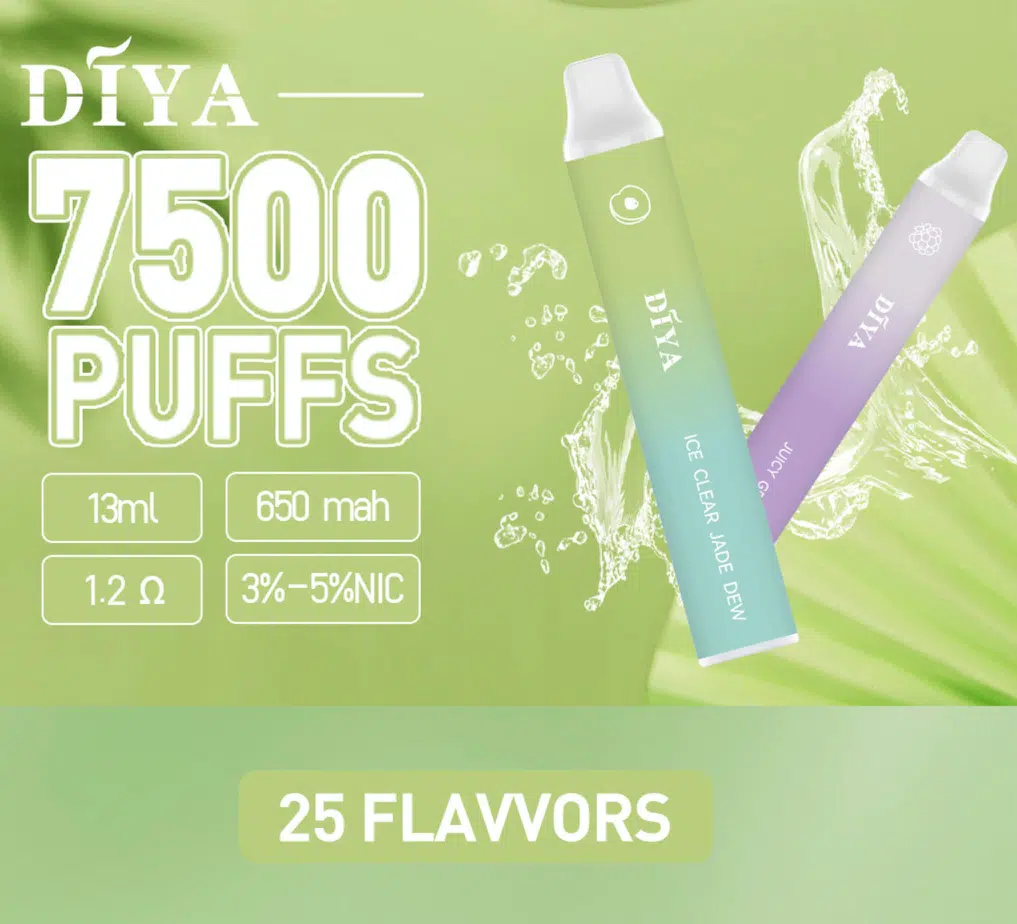 DIYA 7500口拋棄式電子煙 DIYA 7500口拋棄式電子煙