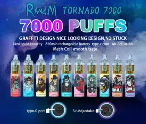 Randm Tornado 7000口拋棄式